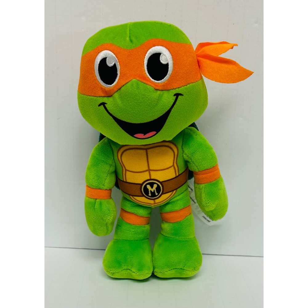 TMNT Michelangelo Plush Legend Toys 2024 Nickelodeon Mikey Stuffed Animal 8 inch